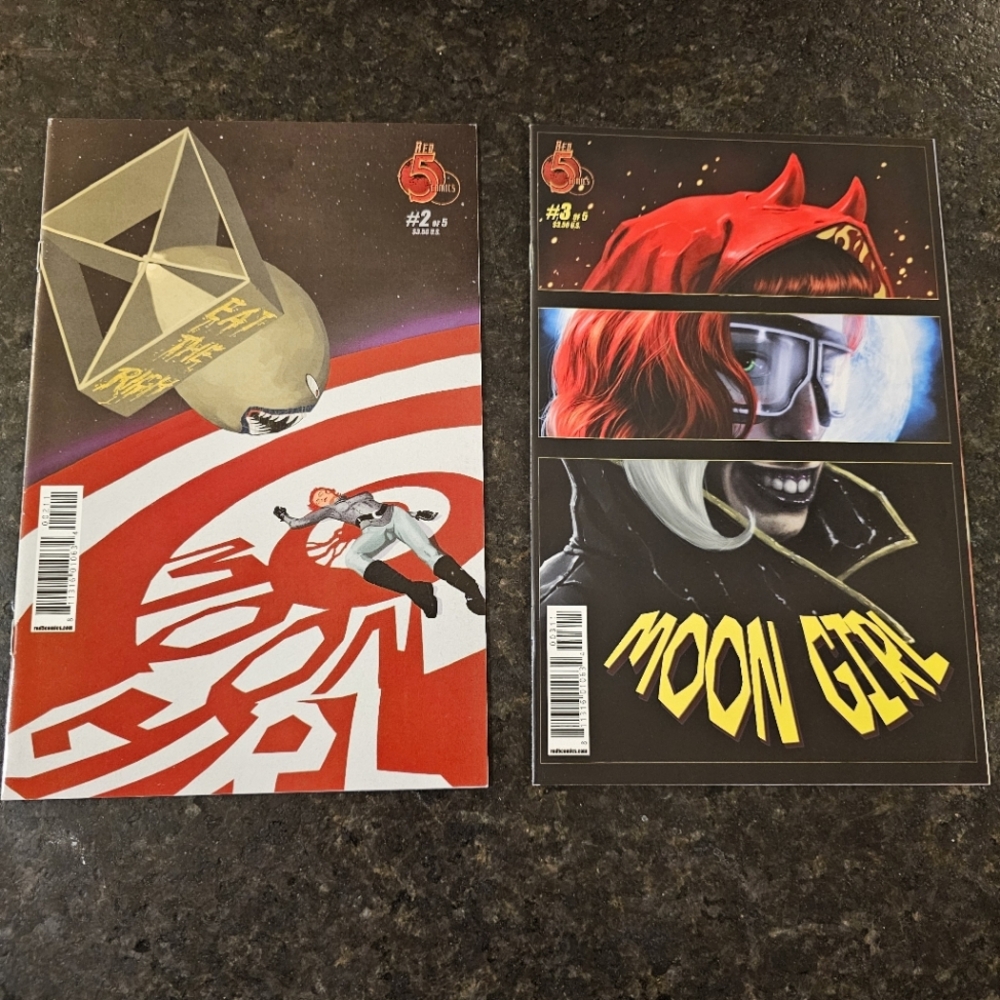 2011 "Moon Girl" comic books - set of 2
